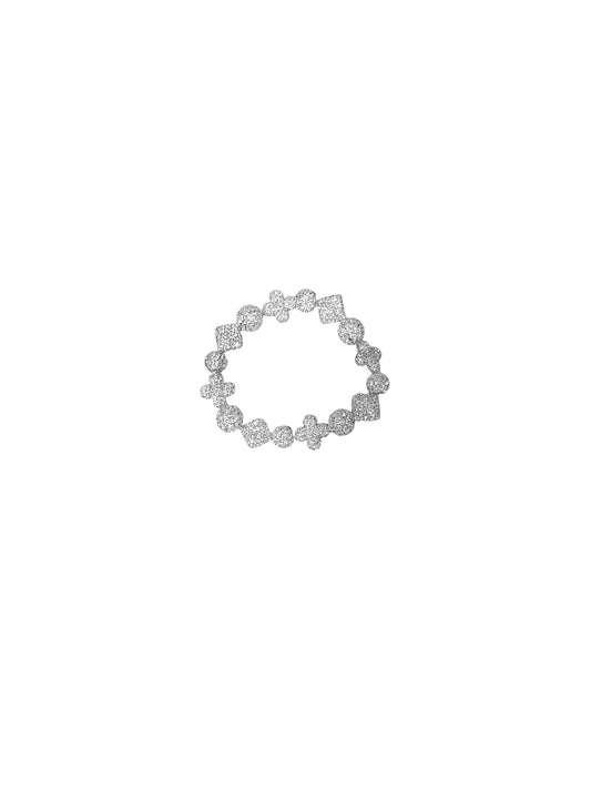 White crystal bracelet