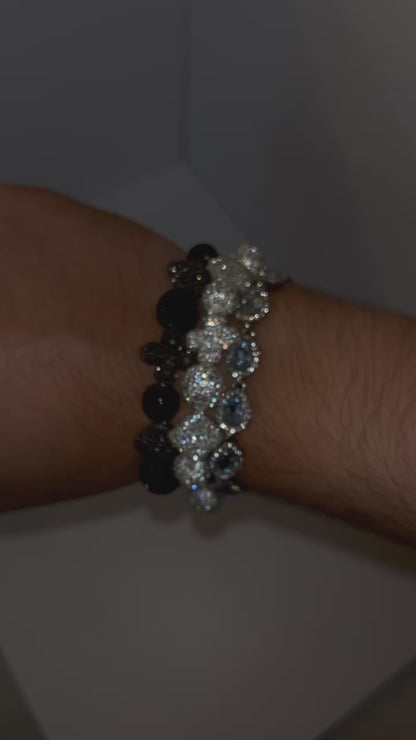 White crystal bracelet
